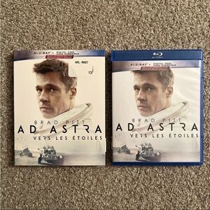 Ad Astra Blu-ray with Slipcover / Brad Pitt Space Movie